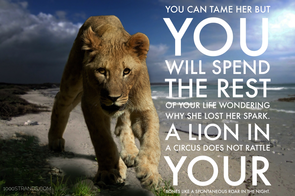 Your Soul is a Wild Animal | www.1000strands.com